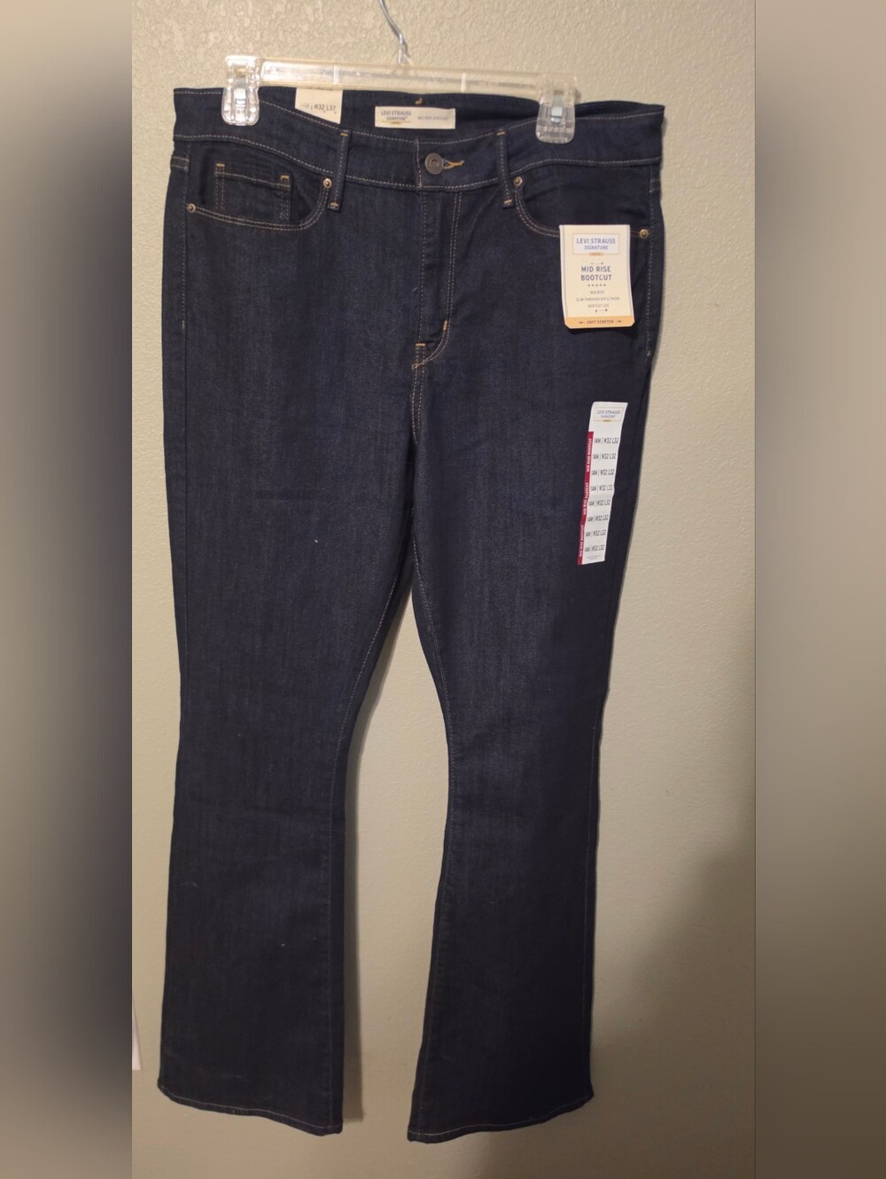 Levi's Women's Bootcut Jeans - Dark Blue Denim